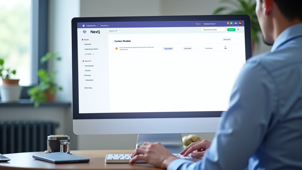 Strapi CMS dashboard met Next.js logo, API integratie visualisatie